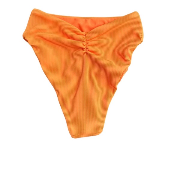 NWT MONTCE neon melon rib Paula bottom in XS - Picture 3 of 6